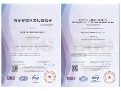 ISO9001质量管理体系认证